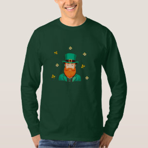 Leprechaun Clover Shamrock Patrick's Day T-Shirt