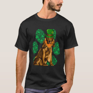 Leprechaun Cocker Spaniel St Patricks Day Shamrock T-Shirt