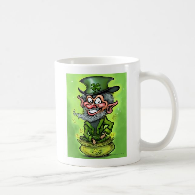 Leprechaun Coffee Mug (Right)