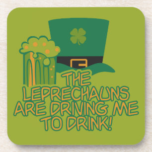 Leprechaun custom coasters