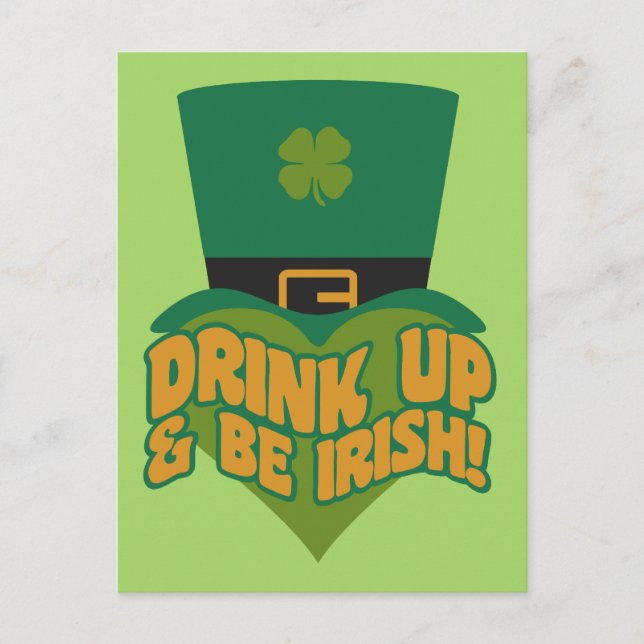 Leprechaun custom postcard (Front)