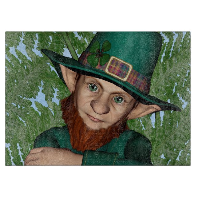 Leprechaun Cutting Board (Front)