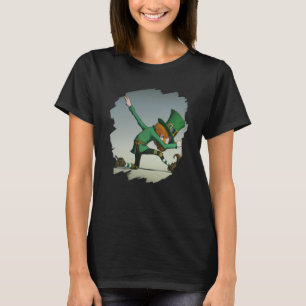 Leprechaun Dabbing Dancing Dance St Patricks Day   T-Shirt