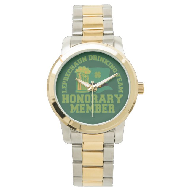 Leprechaun Drinking Team watches (Front)