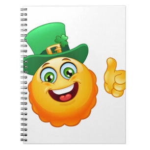 leprechaun emoji notebook