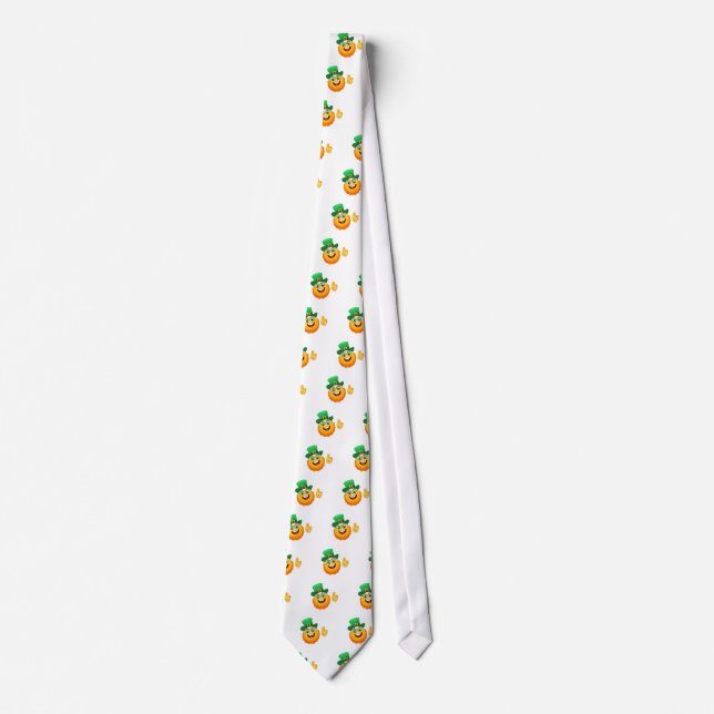 leprechaun emoji tie (Front)