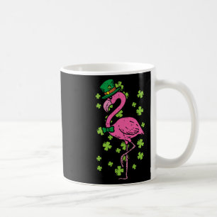 Leprechaun Flamingo Shamrock St Patricks Day Anima Coffee Mug
