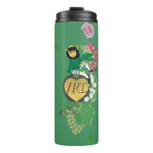 Leprechaun Floral Thermal Tumbler