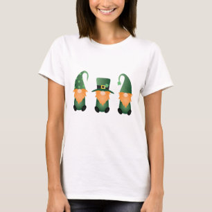 Leprechaun Gnomes Green Orange T-Shirt