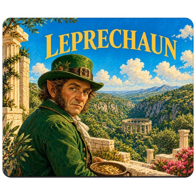 Leprechaun, Gothic Fantasy Monster Mouse Pad (Creator Uploaded)