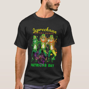 Leprechaun Griddy Dance St Patricks Day 2023 Boys  T-Shirt