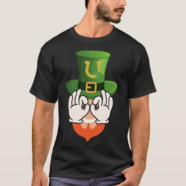 Leprechaun Griddy Dance St Patricks Day Kids T-Shirt (Front)