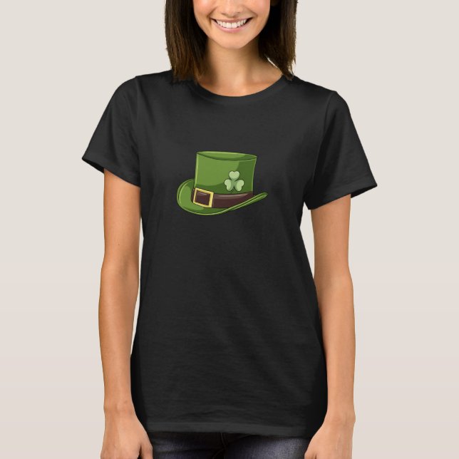 Leprechaun Hat Irish St Patricks Day Ireland Lepre T-Shirt (Front)