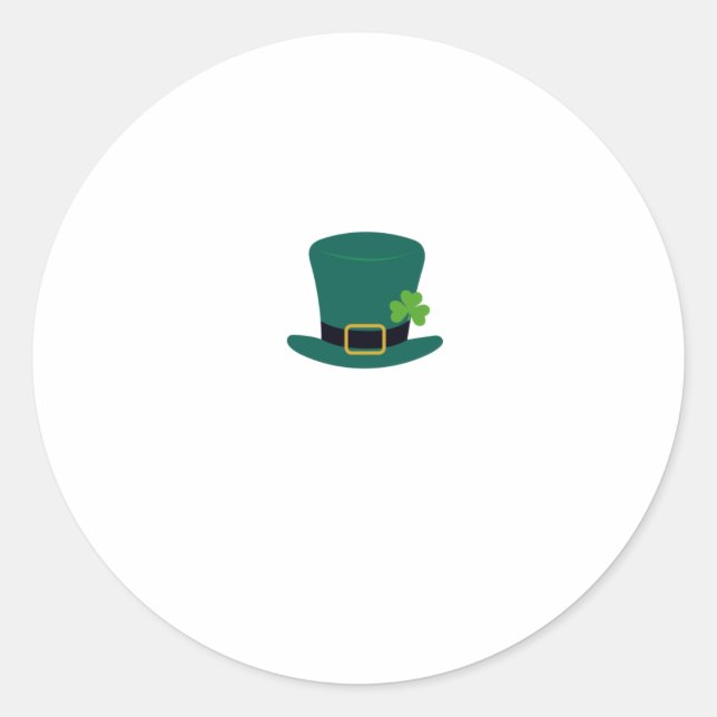 Leprechaun Hat Sticker  (Front)