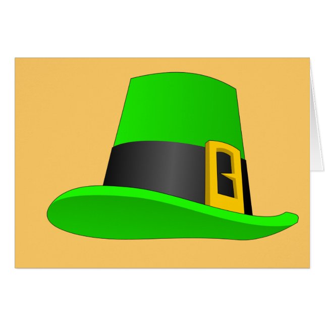 Leprechaun Hat With Buckle (Front Horizontal)