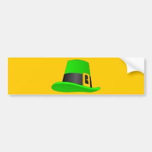 Leprechaun Hat With Buckle Bumper Sticker