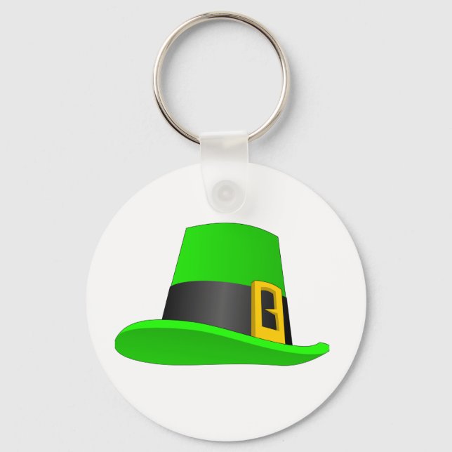 Leprechaun Hat With Buckle Key Ring (Front)