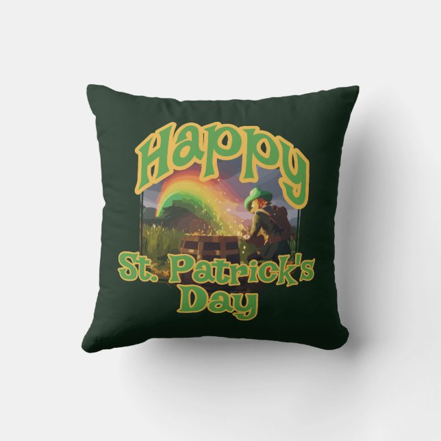 Leprechaun Hideaway Cushion (Back)