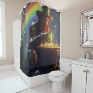 Leprechaun Hideaway Shower Curtain