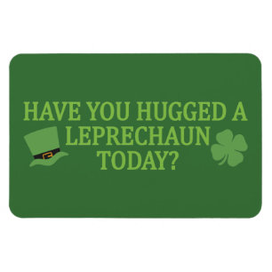 Leprechaun Hug magnet