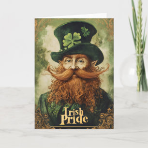Leprechaun Irish Pride St. Patrick's Day Holiday Card