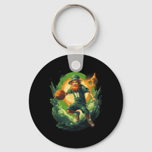 Leprechaun Irland Irish For A Sketll Player Key Ring