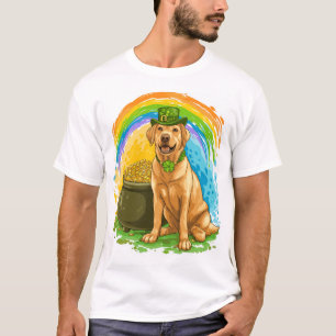 Leprechaun Lab � St. Patrick�s Day Dog T-Shirt