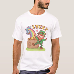 Leprechaun Lucky Pot of Bitcoin Gold Funny T-Shirt