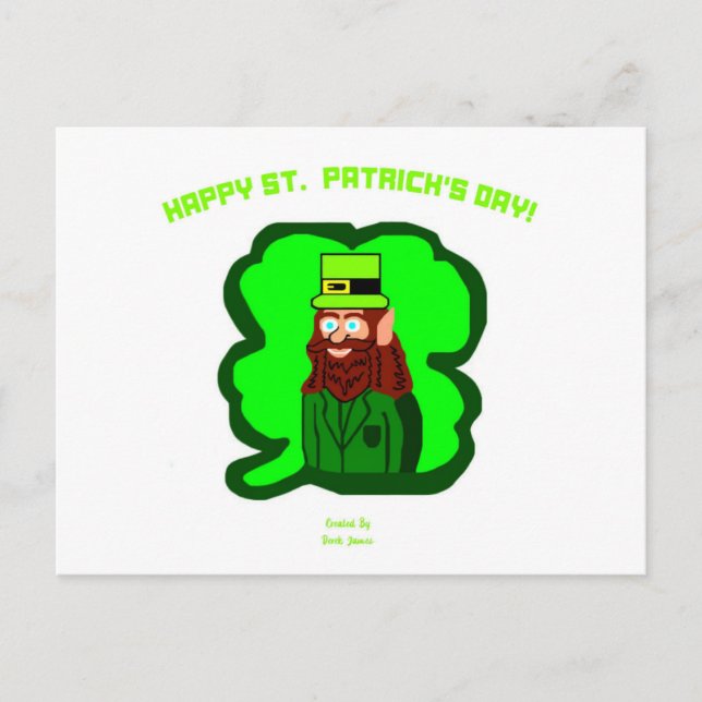 Leprechaun Magic Postcard (Front)