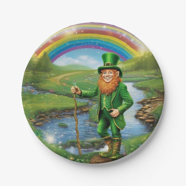 Leprechaun Paper Plate (Front)