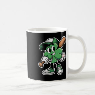 Leprechaun Playing Baseball St Patricks Day Saint  Coffee Mug