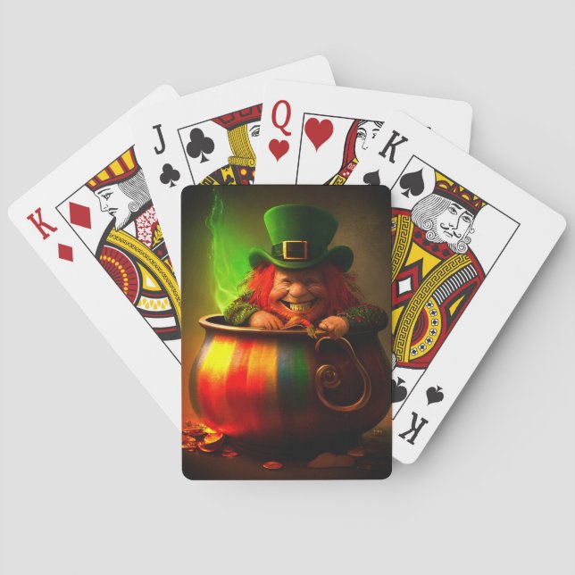 Leprechaun  playing cards (Back)