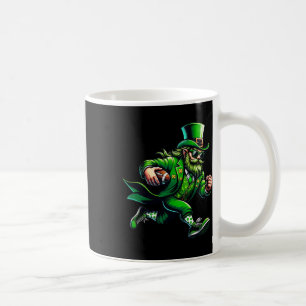 Leprechaun Playing Footll St Patricks Day Sport Me Coffee Mug