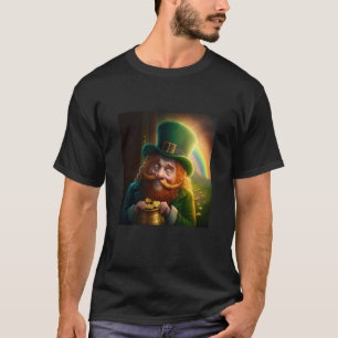 Leprechaun Pot of Gold Rainbow St Patrick's Day Lu T-Shirt