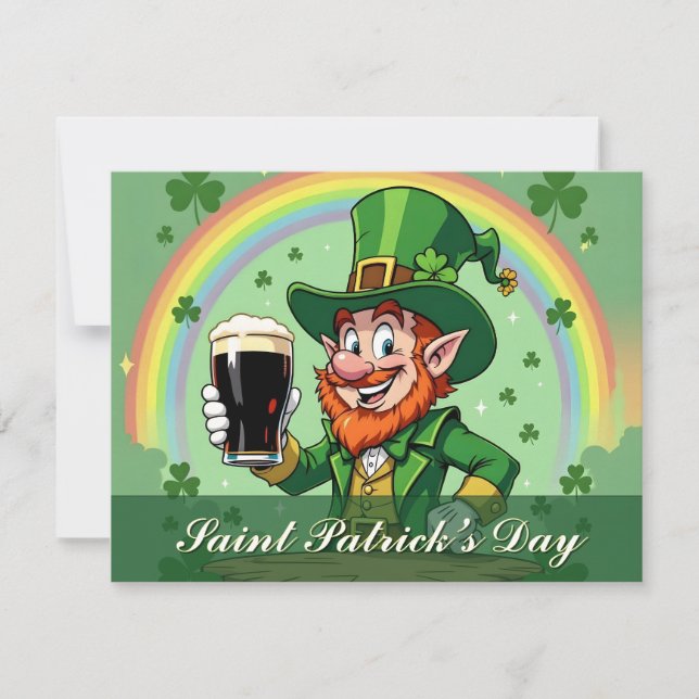 Leprechaun’s Cheers Beneath the Rainbow (Front)
