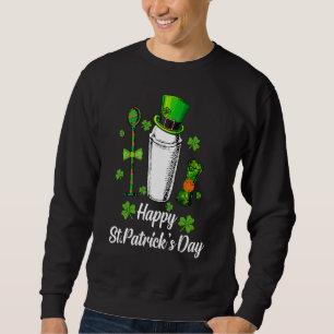 Leprechaun Shamrock Bartender Happy St Patrick's D Sweatshirt