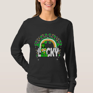 Leprechaun Sloth Lucky Irish Shamrock T-Shirt