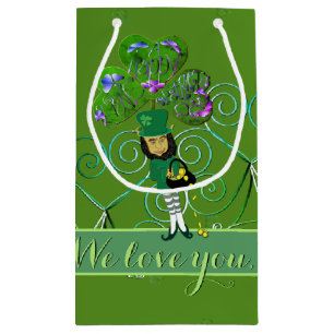 Leprechaun St. Patrick's Day  Small Gift Bag
