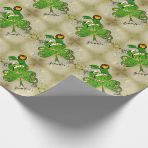 Leprechaun St. Patrick's Day Wrapping Paper