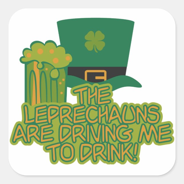 Leprechaun stickers (Front)