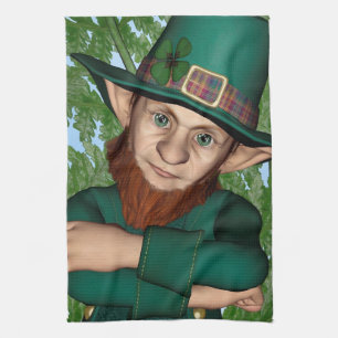 Leprechaun Tea Towel