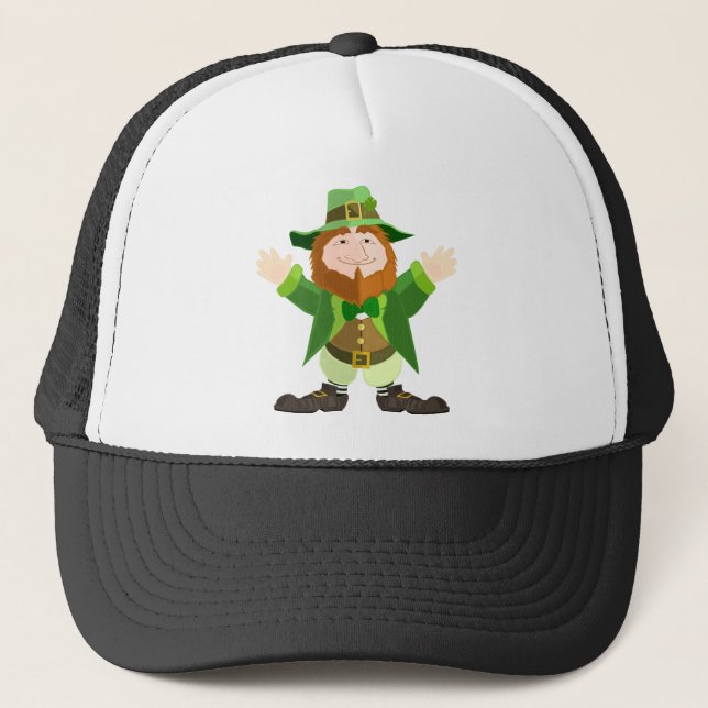 Leprechaun Trucker Hat (Front)