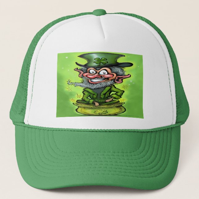Leprechaun Trucker Hat (Front)