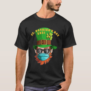 Leprechaun Wearing Mask Saint Patrick s Day Women T-Shirt