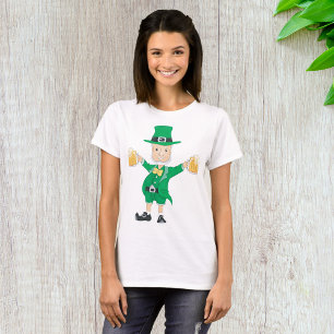 Leprechaun With Beer T-Shirt