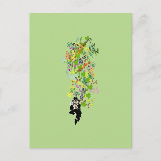 LeprechaunBlackPants Postcard (Front)