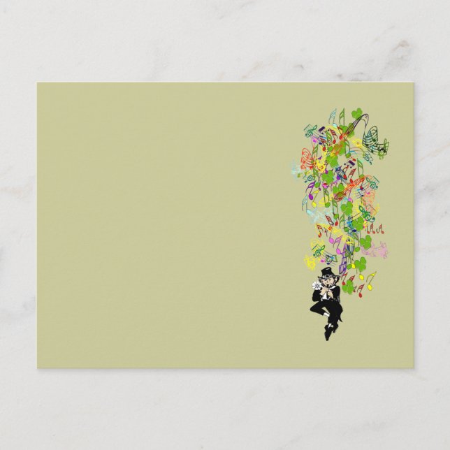 LeprechaunBlackPants Postcard (Front)