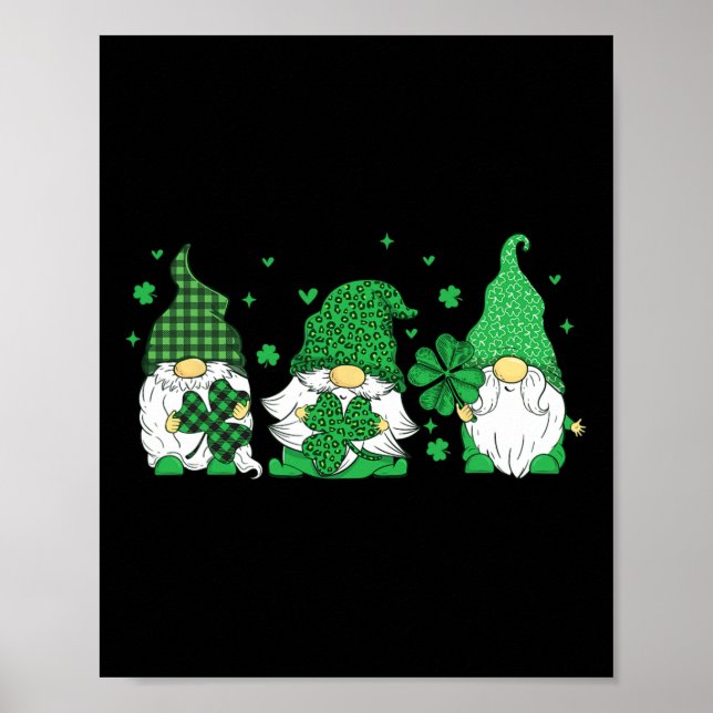 Leprechauns - Irish Heritage St Patrick's Day Iris Poster (Front)