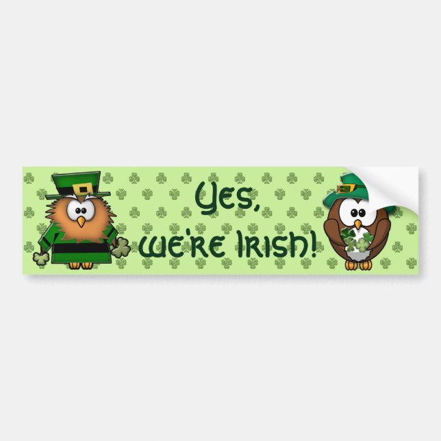 leprechowl bumper sticker (Front)
