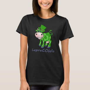 Leprecown Leprechaun Cow For Men Women Children T-Shirt